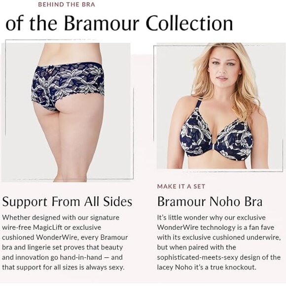 SET of 3! Panties 2XL Briefs Bramour Noho 2XL FITS 33-34" Hipster Boyshort Panty - Picture 10 of 16